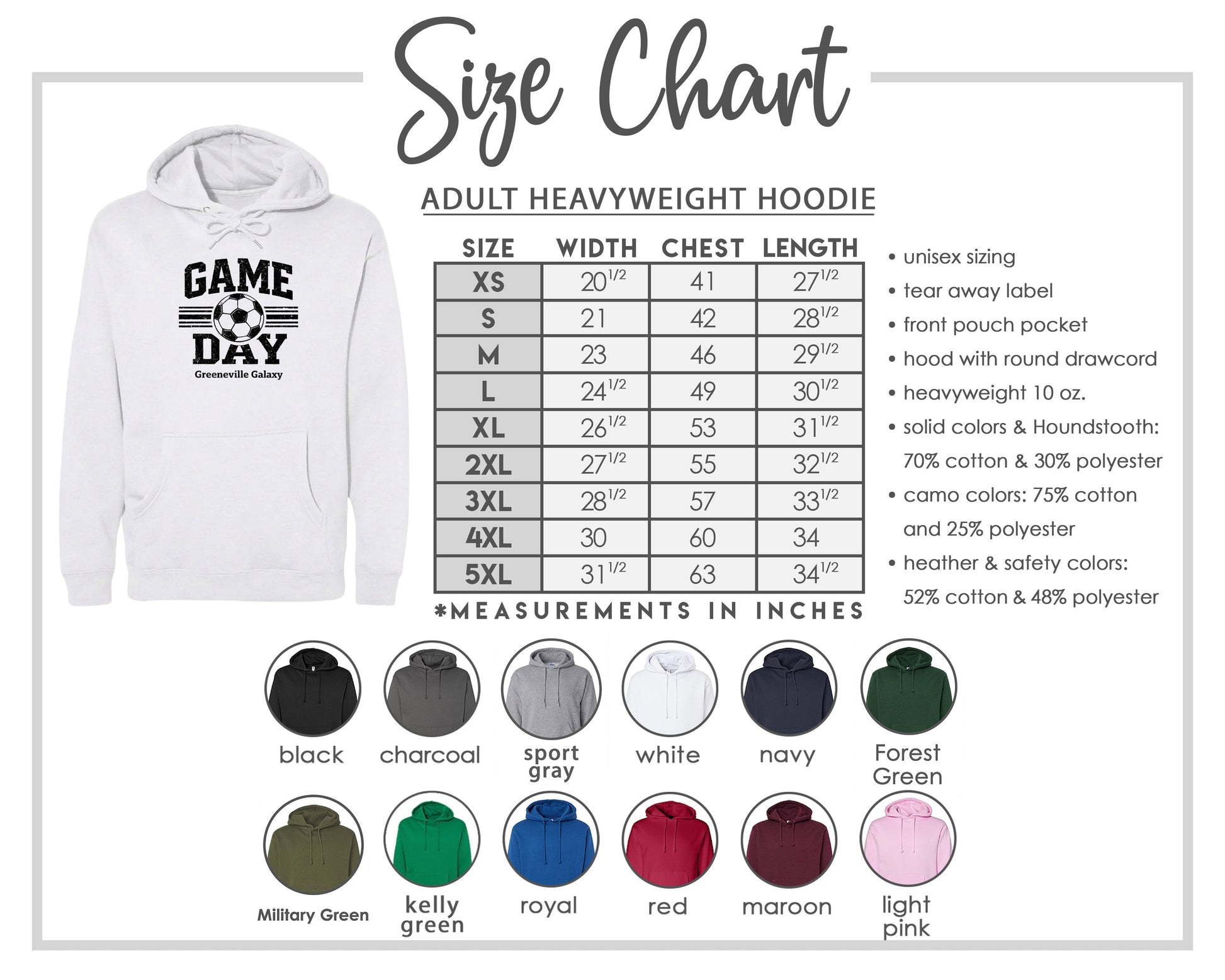 ADULT Game Day Greeneville Galaxy Chest Logo T Shirt | Hoodie | Long Sleeve | Sweatshirt | Crew Neck | Tank Top Fiesta Doodle waterproof vinyl sticker. dishwasher safe outdoor sticker.