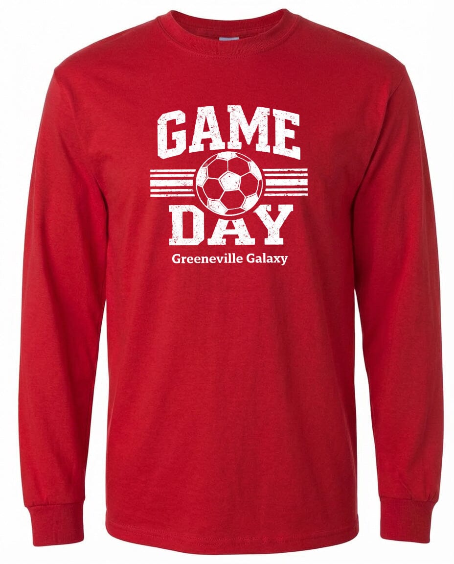 ADULT Game Day Greeneville Galaxy Chest Logo T Shirt | Hoodie | Long Sleeve | Sweatshirt | Crew Neck | Tank Top Fiesta Doodle waterproof vinyl sticker. dishwasher safe outdoor sticker.