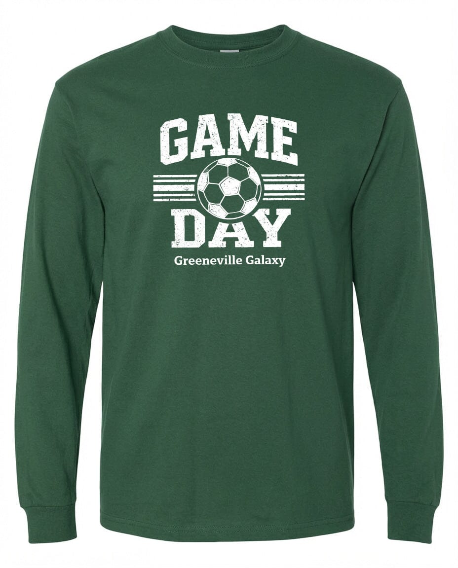 ADULT Game Day Greeneville Galaxy Chest Logo T Shirt | Hoodie | Long Sleeve | Sweatshirt | Crew Neck | Tank Top Fiesta Doodle waterproof vinyl sticker. dishwasher safe outdoor sticker.