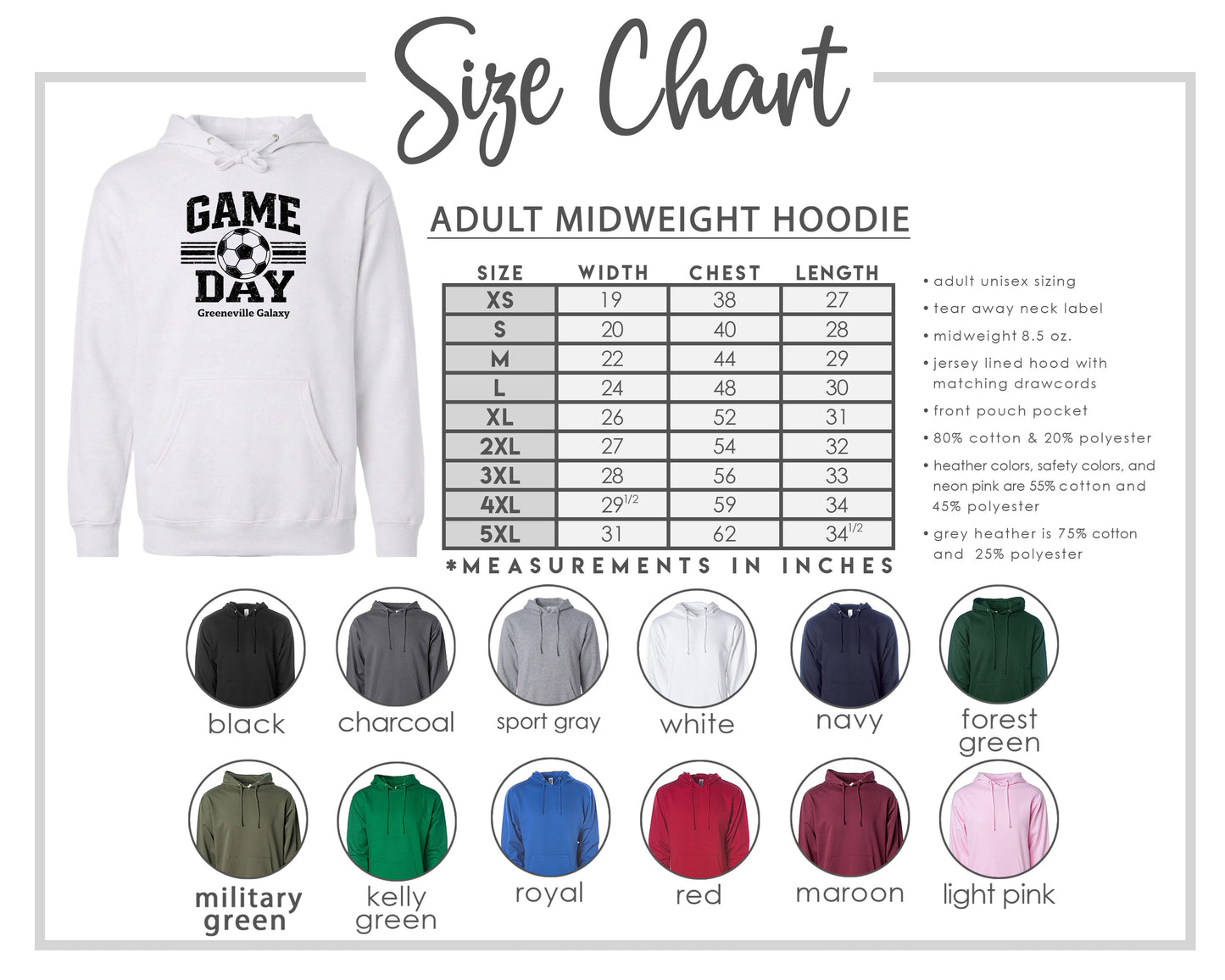 ADULT Game Day Greeneville Galaxy Chest Logo T Shirt | Hoodie | Long Sleeve | Sweatshirt | Crew Neck | Tank Top Fiesta Doodle waterproof vinyl sticker. dishwasher safe outdoor sticker.