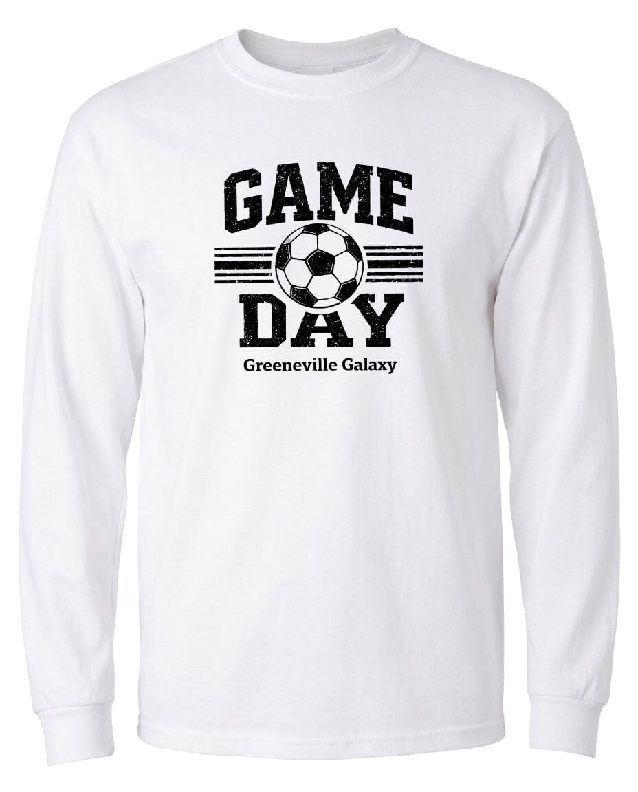 ADULT Game Day Greeneville Galaxy Chest Logo T Shirt | Hoodie | Long Sleeve | Sweatshirt | Crew Neck | Tank Top Fiesta Doodle waterproof vinyl sticker. dishwasher safe outdoor sticker.