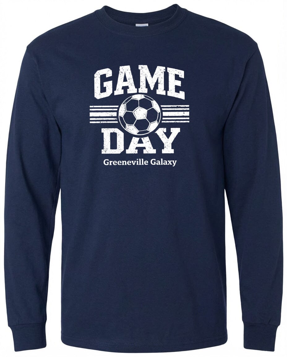ADULT Game Day Greeneville Galaxy Chest Logo T Shirt | Hoodie | Long Sleeve | Sweatshirt | Crew Neck | Tank Top Fiesta Doodle waterproof vinyl sticker. dishwasher safe outdoor sticker.