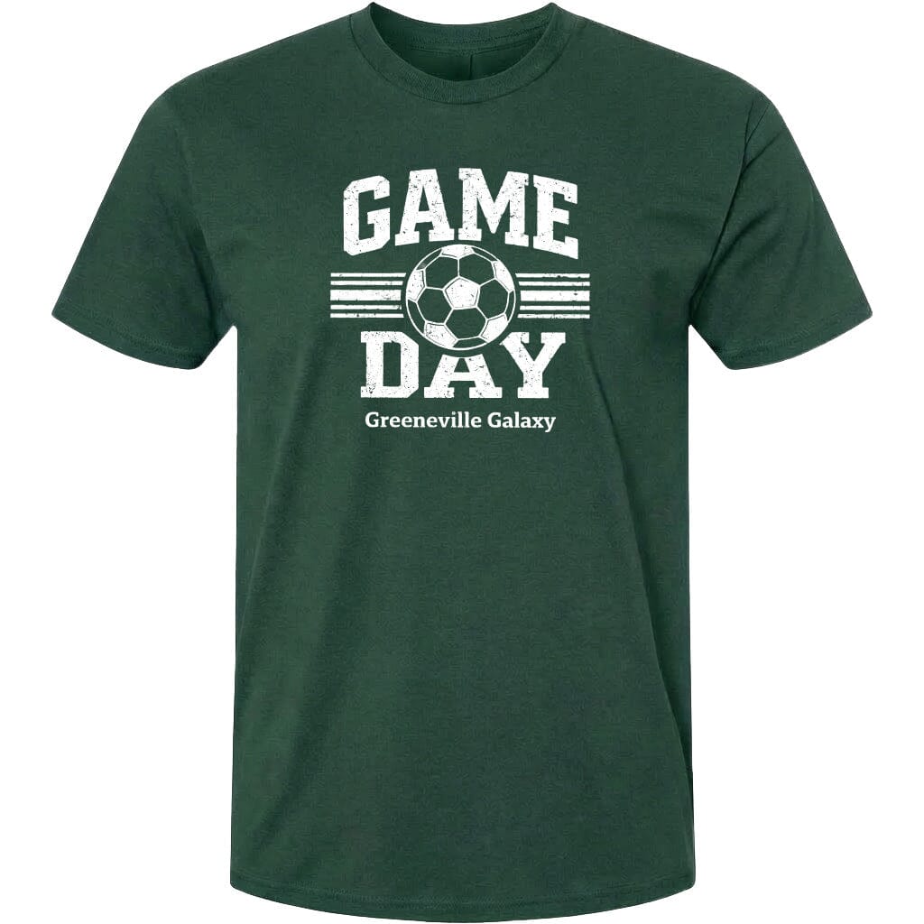 ADULT Game Day Greeneville Galaxy Chest Logo T Shirt | Hoodie | Long Sleeve | Sweatshirt | Crew Neck | Tank Top Fiesta Doodle T Shirt XS Forest Green waterproof vinyl sticker. dishwasher safe outdoor sticker.