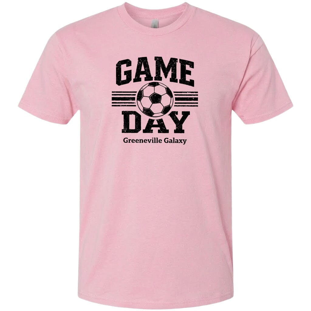 ADULT Game Day Greeneville Galaxy Chest Logo T Shirt | Hoodie | Long Sleeve | Sweatshirt | Crew Neck | Tank Top Fiesta Doodle T Shirt XS Light Pink waterproof vinyl sticker. dishwasher safe outdoor sticker.