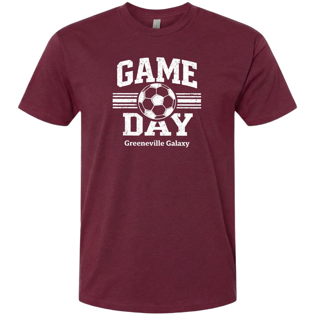 ADULT Game Day Greeneville Galaxy Chest Logo T Shirt | Hoodie | Long Sleeve | Sweatshirt | Crew Neck | Tank Top Fiesta Doodle T Shirt XS Maroon waterproof vinyl sticker. dishwasher safe outdoor sticker.