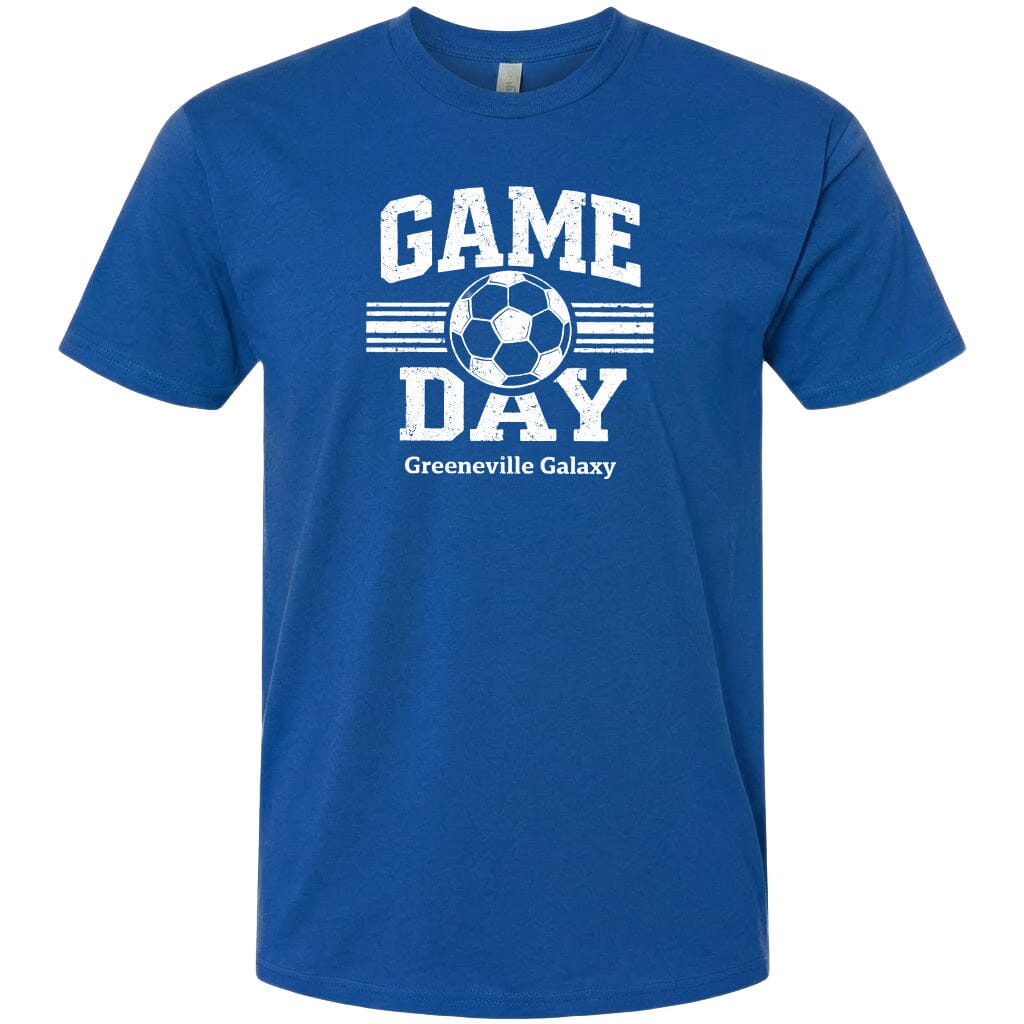 ADULT Game Day Greeneville Galaxy Chest Logo T Shirt | Hoodie | Long Sleeve | Sweatshirt | Crew Neck | Tank Top Fiesta Doodle T Shirt XS Royal Blue waterproof vinyl sticker. dishwasher safe outdoor sticker.