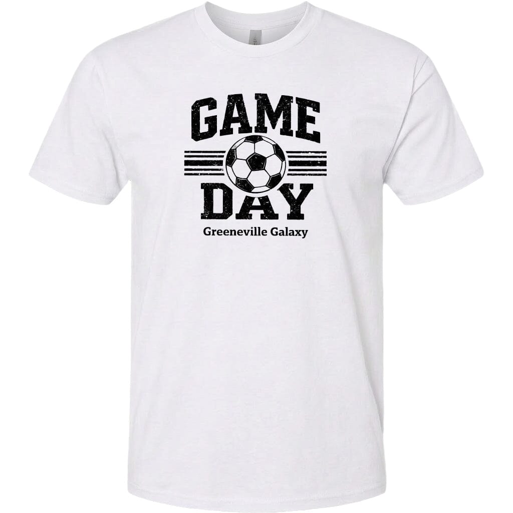 ADULT Game Day Greeneville Galaxy Chest Logo T Shirt | Hoodie | Long Sleeve | Sweatshirt | Crew Neck | Tank Top Fiesta Doodle T Shirt XS White waterproof vinyl sticker. dishwasher safe outdoor sticker.