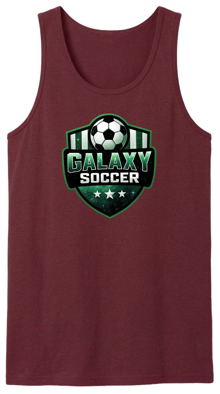 Adult Glittery Galaxy Crest Soccer Chest Logo T Shirt | Hoodie | Long Sleeve | Sweatshirt | Crew Neck | Tank Top Fiesta Doodle waterproof vinyl sticker. dishwasher safe outdoor sticker.