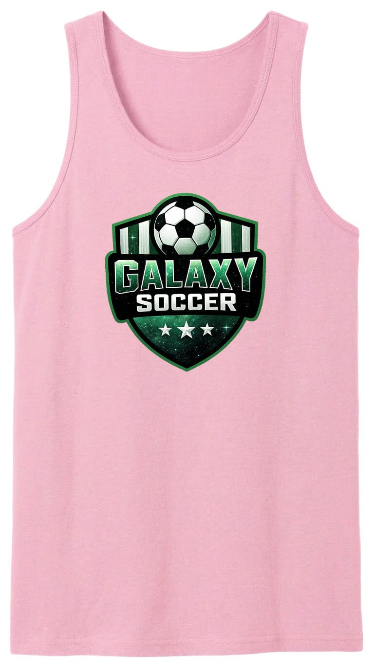 Adult Glittery Galaxy Crest Soccer Chest Logo T Shirt | Hoodie | Long Sleeve | Sweatshirt | Crew Neck | Tank Top Fiesta Doodle waterproof vinyl sticker. dishwasher safe outdoor sticker.