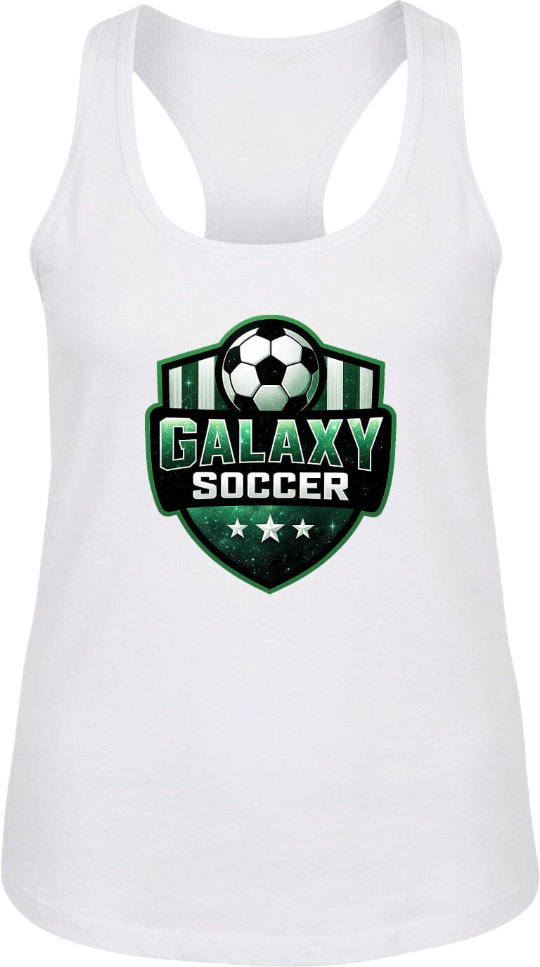Adult Glittery Galaxy Crest Soccer Chest Logo T Shirt | Hoodie | Long Sleeve | Sweatshirt | Crew Neck | Tank Top Fiesta Doodle waterproof vinyl sticker. dishwasher safe outdoor sticker.