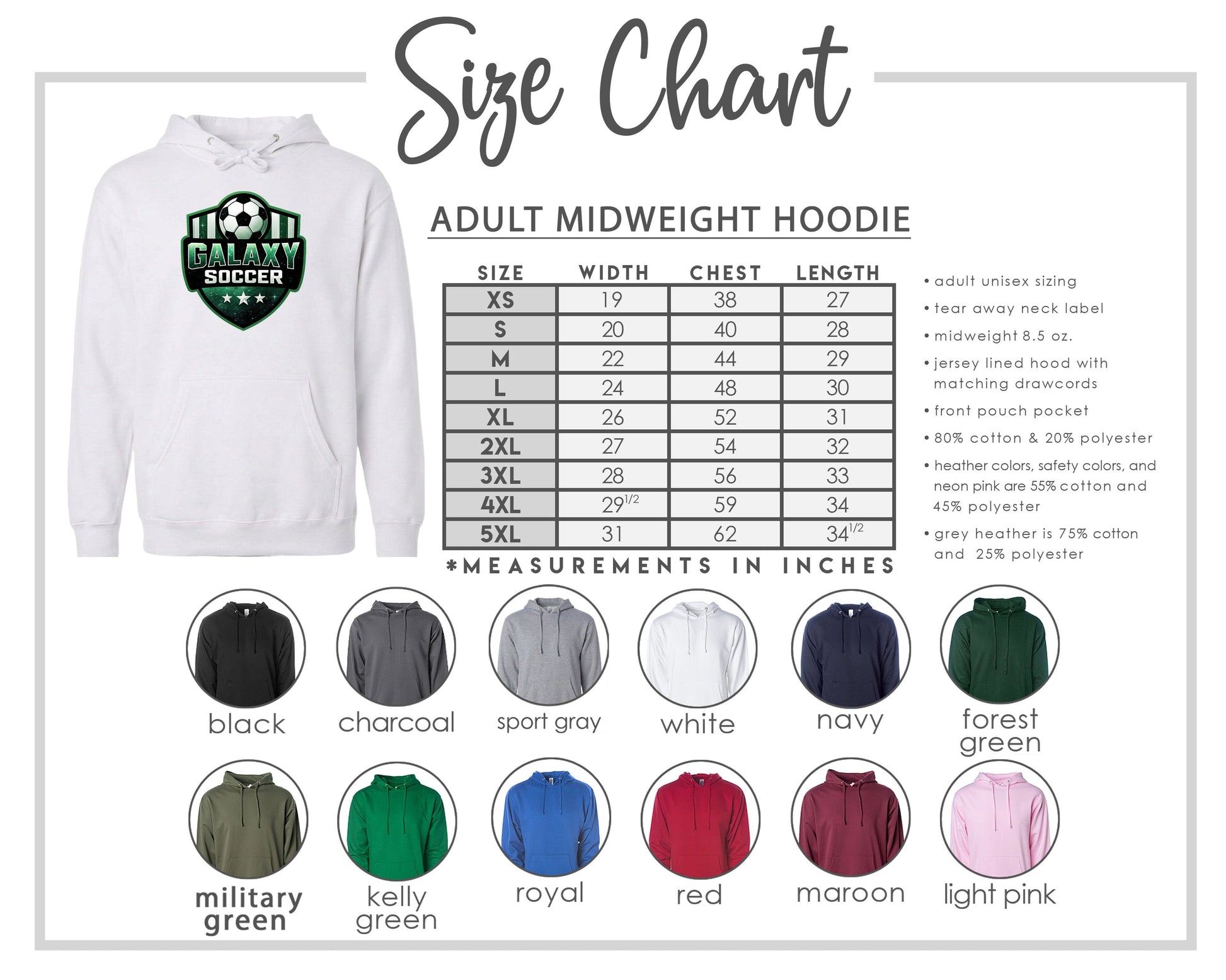 Adult Glittery Galaxy Crest Soccer Chest Logo T Shirt | Hoodie | Long Sleeve | Sweatshirt | Crew Neck | Tank Top Fiesta Doodle waterproof vinyl sticker. dishwasher safe outdoor sticker.