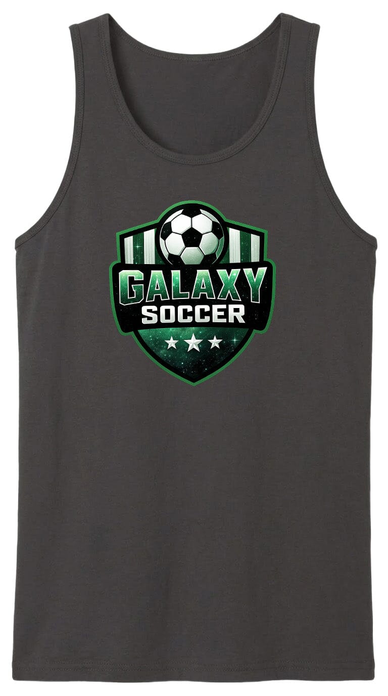 Adult Glittery Galaxy Crest Soccer Chest Logo T Shirt | Hoodie | Long Sleeve | Sweatshirt | Crew Neck | Tank Top Fiesta Doodle waterproof vinyl sticker. dishwasher safe outdoor sticker.
