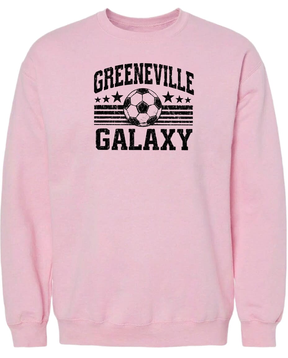 ADULT Greeneville Galaxy Ball Chest Logo T Shirt | Hoodie | Long Sleeve | Sweatshirt | Crew Neck | Tank Top Fiesta Doodle waterproof vinyl sticker. dishwasher safe outdoor sticker.