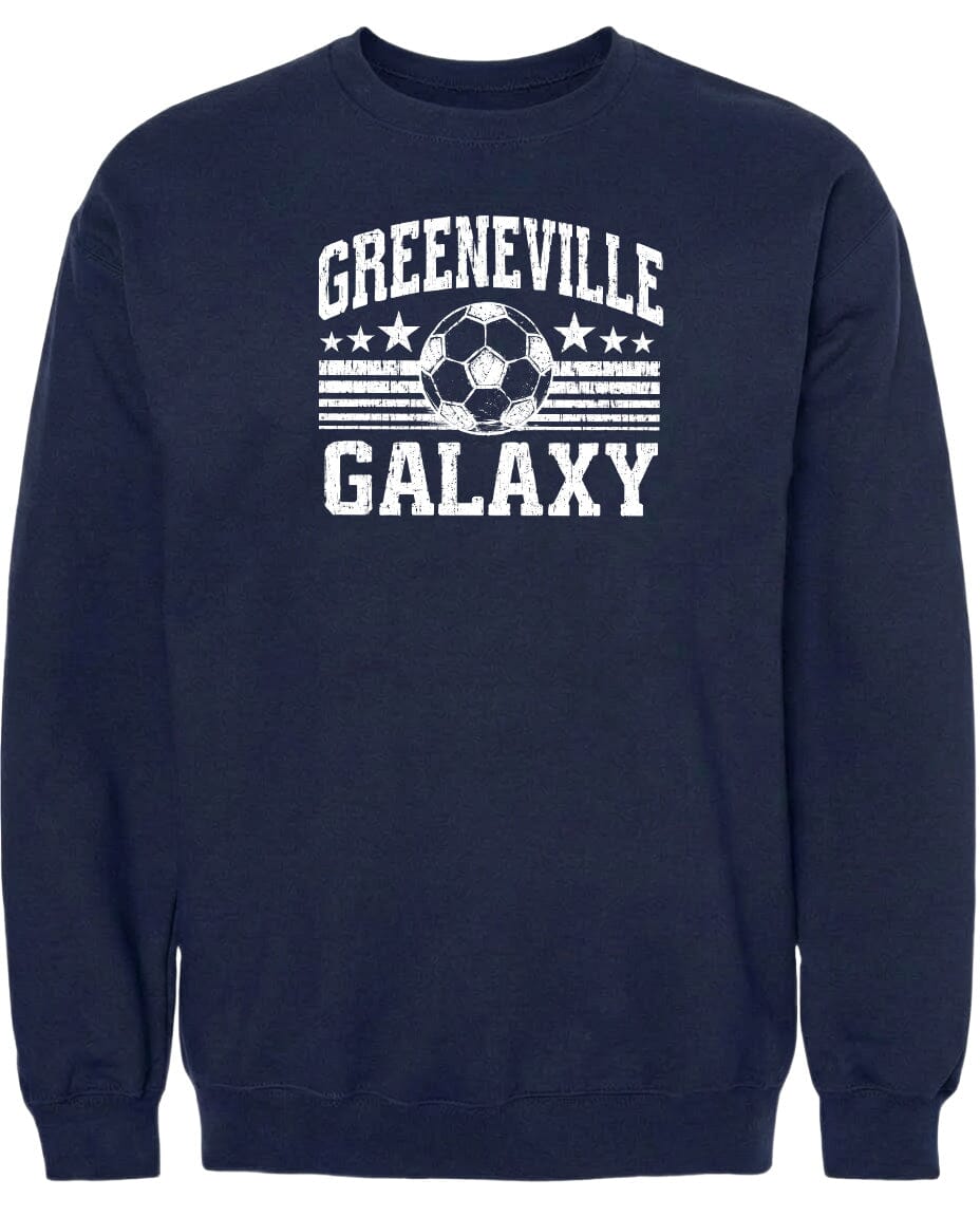 ADULT Greeneville Galaxy Ball Chest Logo T Shirt | Hoodie | Long Sleeve | Sweatshirt | Crew Neck | Tank Top Fiesta Doodle waterproof vinyl sticker. dishwasher safe outdoor sticker.