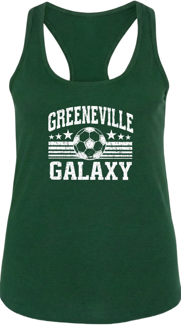 ADULT Greeneville Galaxy Ball Chest Logo T Shirt | Hoodie | Long Sleeve | Sweatshirt | Crew Neck | Tank Top Fiesta Doodle waterproof vinyl sticker. dishwasher safe outdoor sticker.