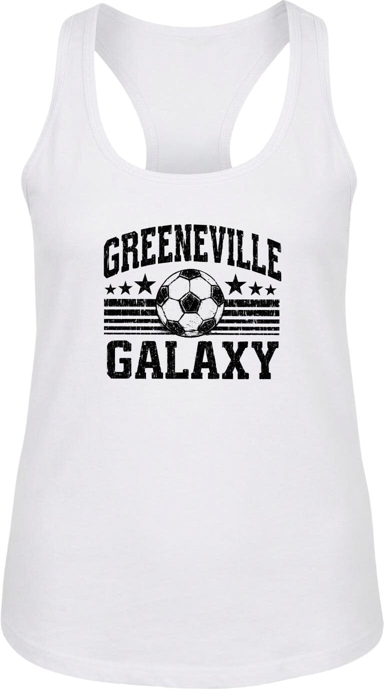 ADULT Greeneville Galaxy Ball Chest Logo T Shirt | Hoodie | Long Sleeve | Sweatshirt | Crew Neck | Tank Top Fiesta Doodle waterproof vinyl sticker. dishwasher safe outdoor sticker.