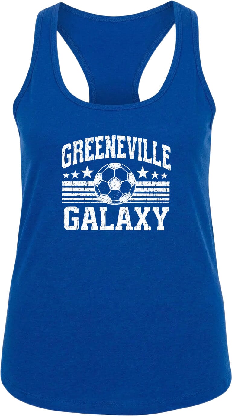 ADULT Greeneville Galaxy Ball Chest Logo T Shirt | Hoodie | Long Sleeve | Sweatshirt | Crew Neck | Tank Top Fiesta Doodle waterproof vinyl sticker. dishwasher safe outdoor sticker.