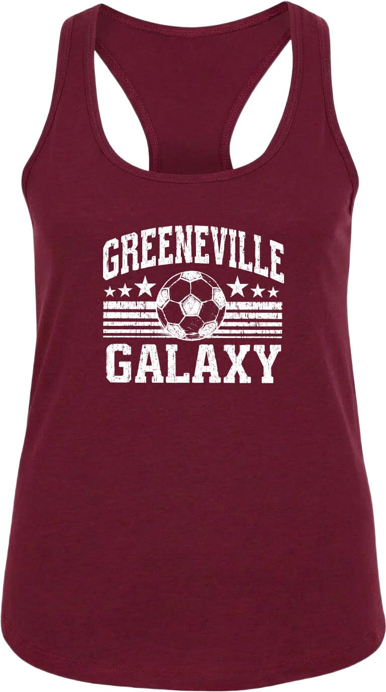 ADULT Greeneville Galaxy Ball Chest Logo T Shirt | Hoodie | Long Sleeve | Sweatshirt | Crew Neck | Tank Top Fiesta Doodle waterproof vinyl sticker. dishwasher safe outdoor sticker.