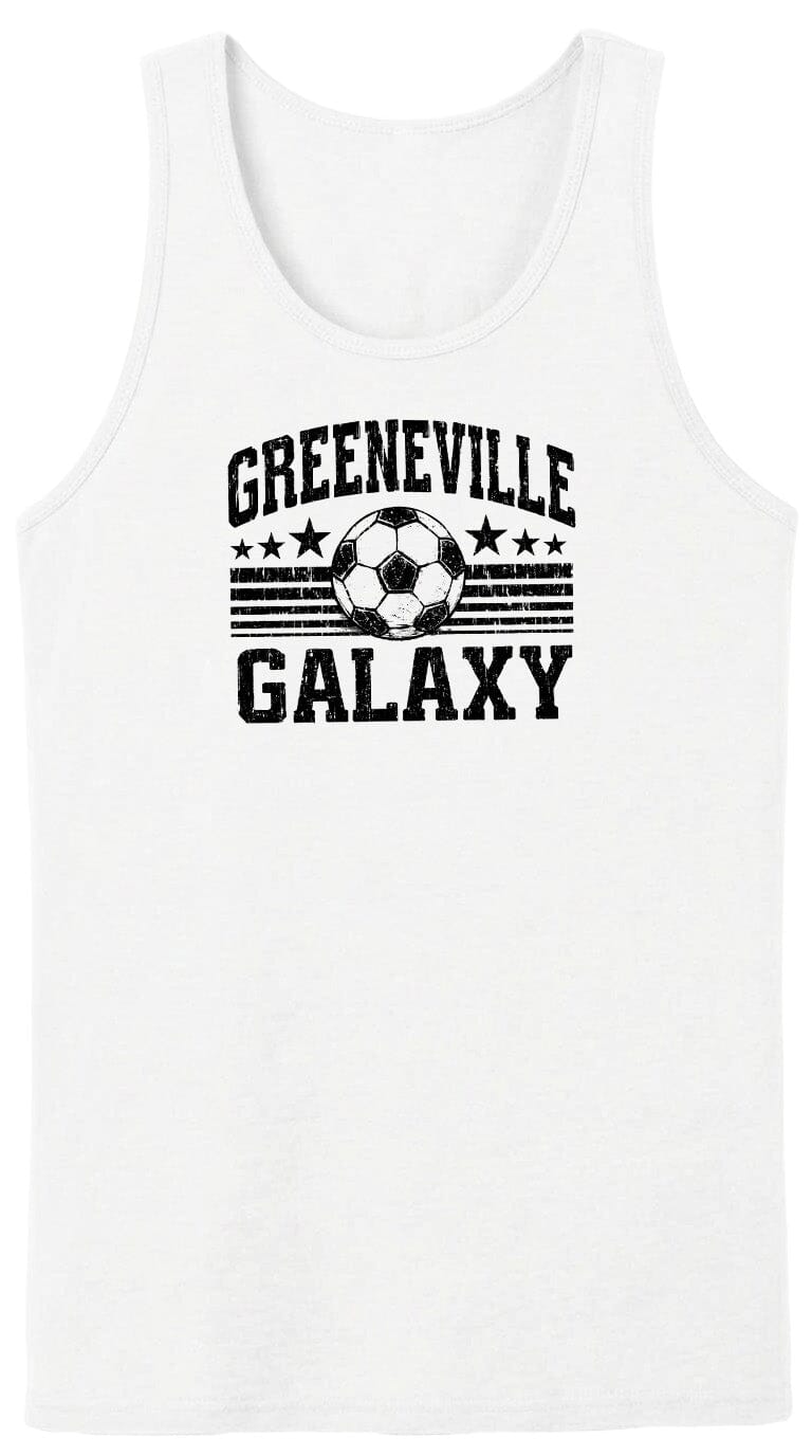 ADULT Greeneville Galaxy Ball Chest Logo T Shirt | Hoodie | Long Sleeve | Sweatshirt | Crew Neck | Tank Top Fiesta Doodle waterproof vinyl sticker. dishwasher safe outdoor sticker.