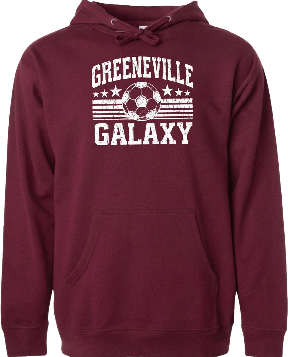 ADULT Greeneville Galaxy Ball Chest Logo T Shirt | Hoodie | Long Sleeve | Sweatshirt | Crew Neck | Tank Top Fiesta Doodle waterproof vinyl sticker. dishwasher safe outdoor sticker.