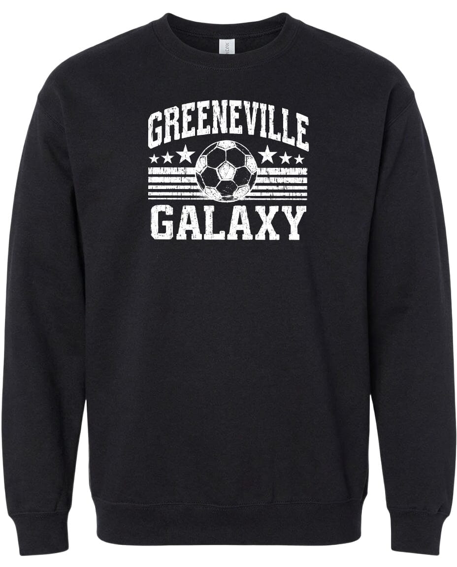 ADULT Greeneville Galaxy Ball Chest Logo T Shirt | Hoodie | Long Sleeve | Sweatshirt | Crew Neck | Tank Top Fiesta Doodle waterproof vinyl sticker. dishwasher safe outdoor sticker.