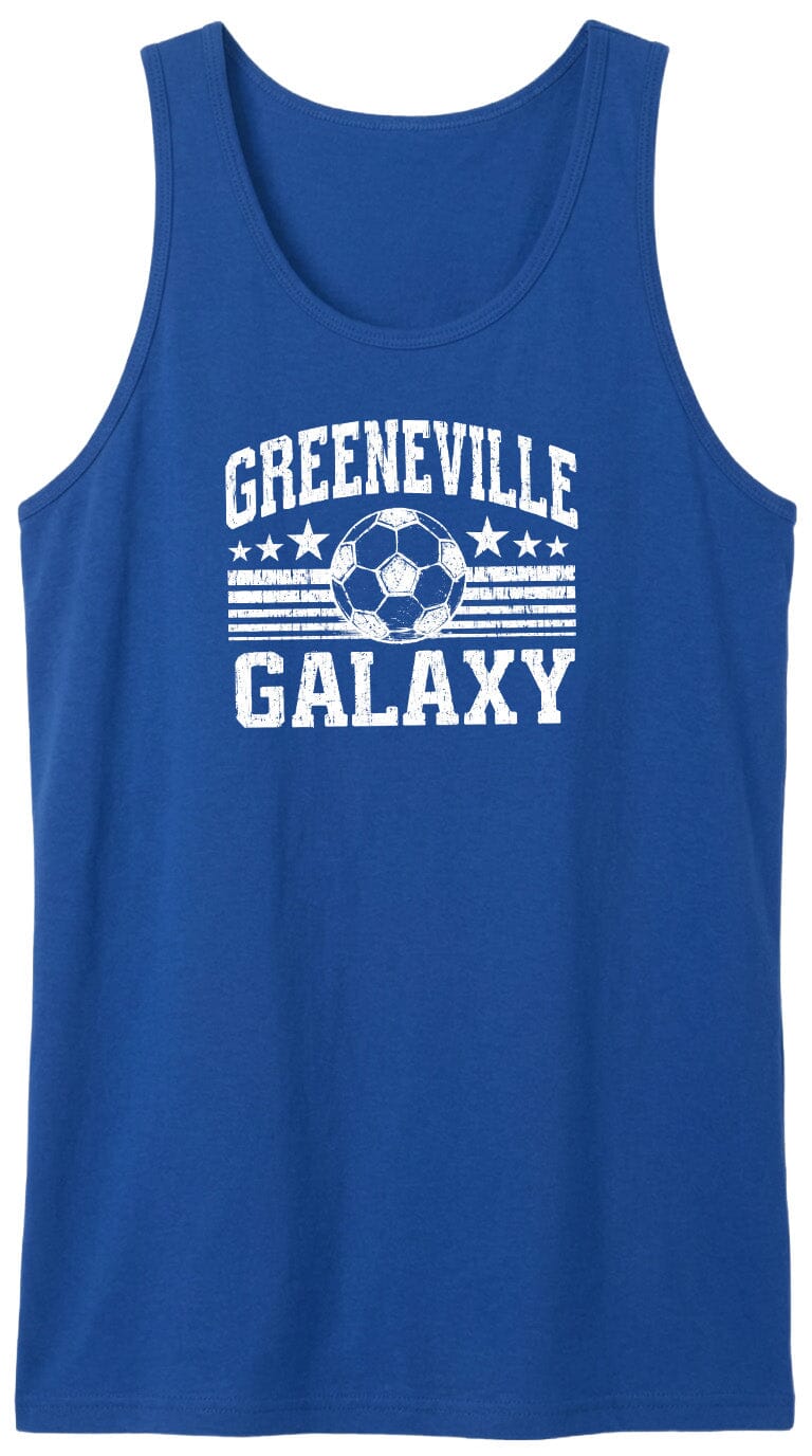 ADULT Greeneville Galaxy Ball Chest Logo T Shirt | Hoodie | Long Sleeve | Sweatshirt | Crew Neck | Tank Top Fiesta Doodle waterproof vinyl sticker. dishwasher safe outdoor sticker.