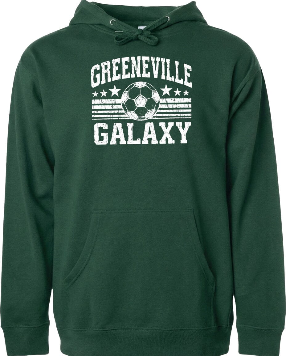 ADULT Greeneville Galaxy Ball Chest Logo T Shirt | Hoodie | Long Sleeve | Sweatshirt | Crew Neck | Tank Top Fiesta Doodle waterproof vinyl sticker. dishwasher safe outdoor sticker.