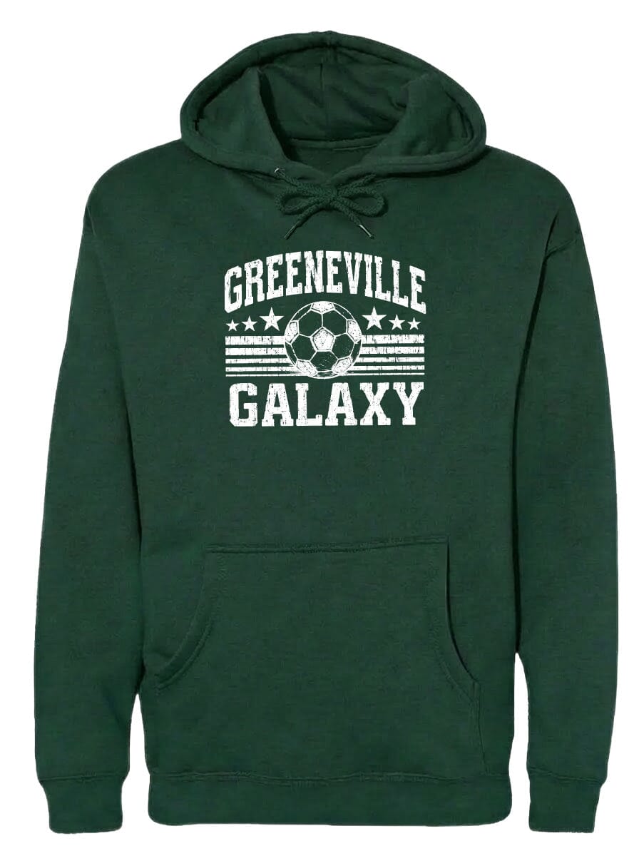 ADULT Greeneville Galaxy Ball Chest Logo T Shirt | Hoodie | Long Sleeve | Sweatshirt | Crew Neck | Tank Top Fiesta Doodle waterproof vinyl sticker. dishwasher safe outdoor sticker.