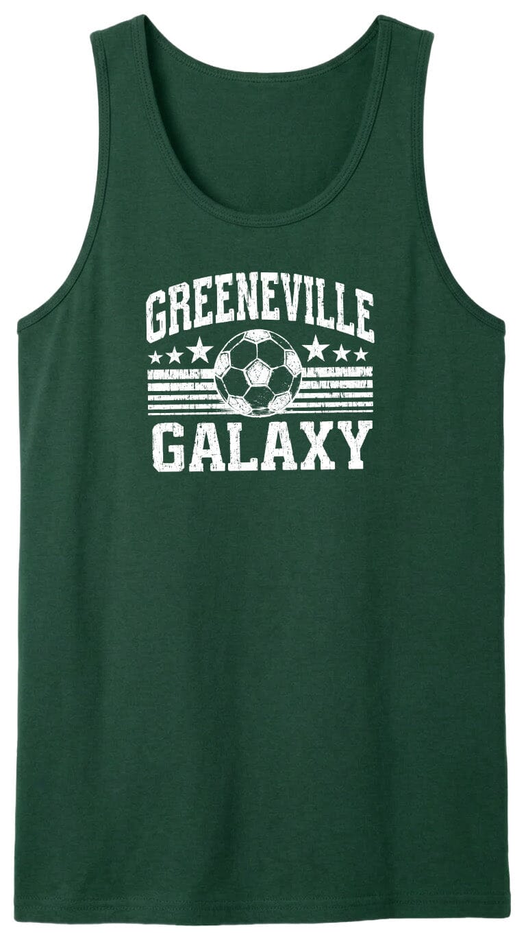 ADULT Greeneville Galaxy Ball Chest Logo T Shirt | Hoodie | Long Sleeve | Sweatshirt | Crew Neck | Tank Top Fiesta Doodle waterproof vinyl sticker. dishwasher safe outdoor sticker.