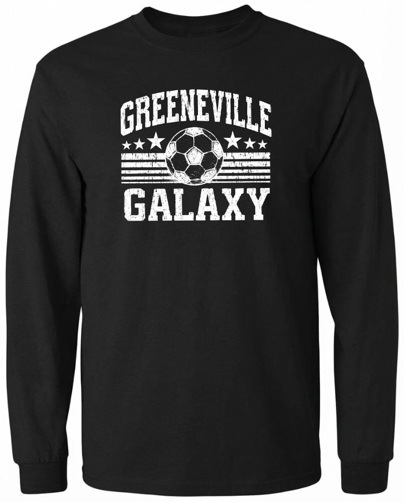ADULT Greeneville Galaxy Ball Chest Logo T Shirt | Hoodie | Long Sleeve | Sweatshirt | Crew Neck | Tank Top Fiesta Doodle waterproof vinyl sticker. dishwasher safe outdoor sticker.
