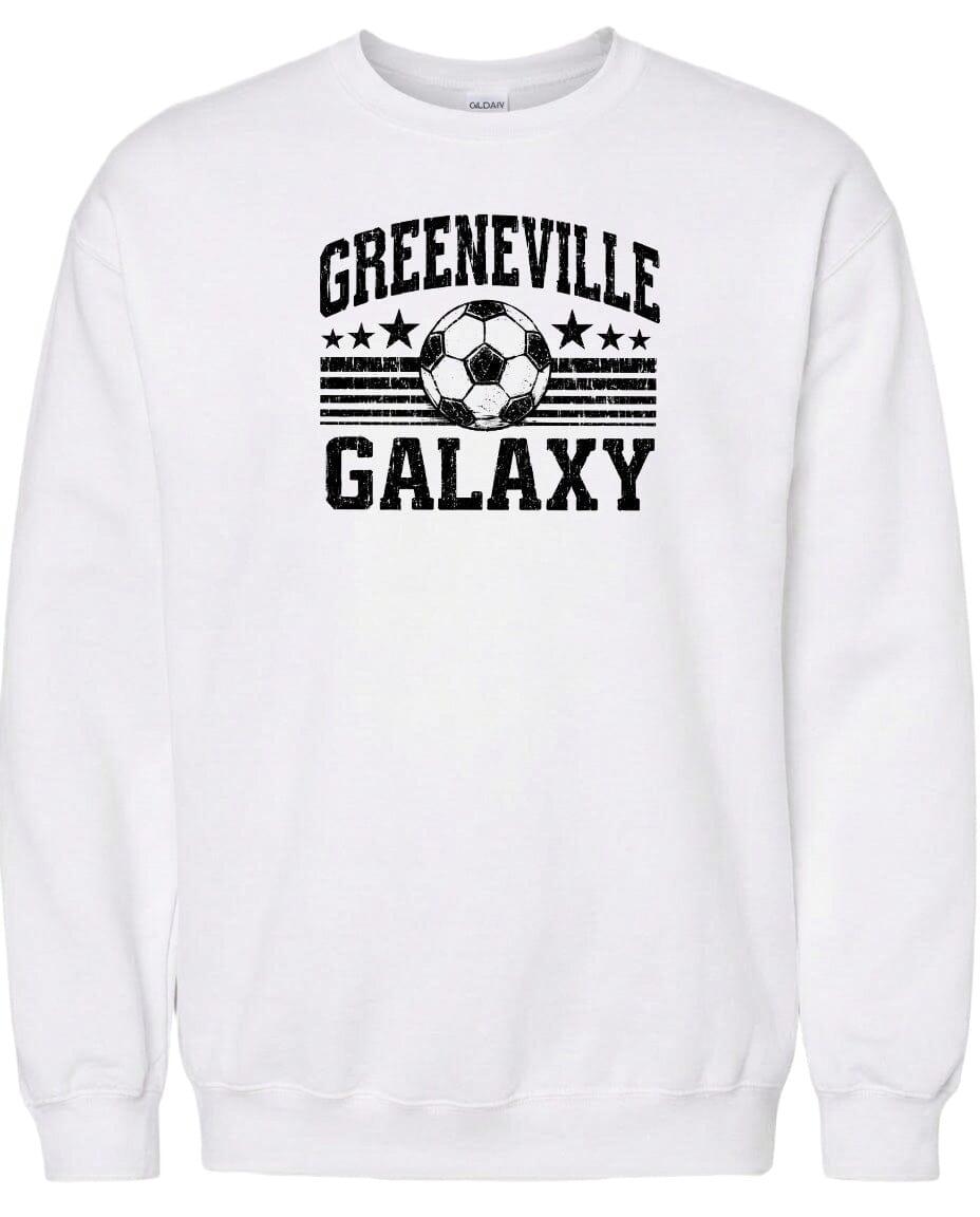ADULT Greeneville Galaxy Ball Chest Logo T Shirt | Hoodie | Long Sleeve | Sweatshirt | Crew Neck | Tank Top Fiesta Doodle waterproof vinyl sticker. dishwasher safe outdoor sticker.