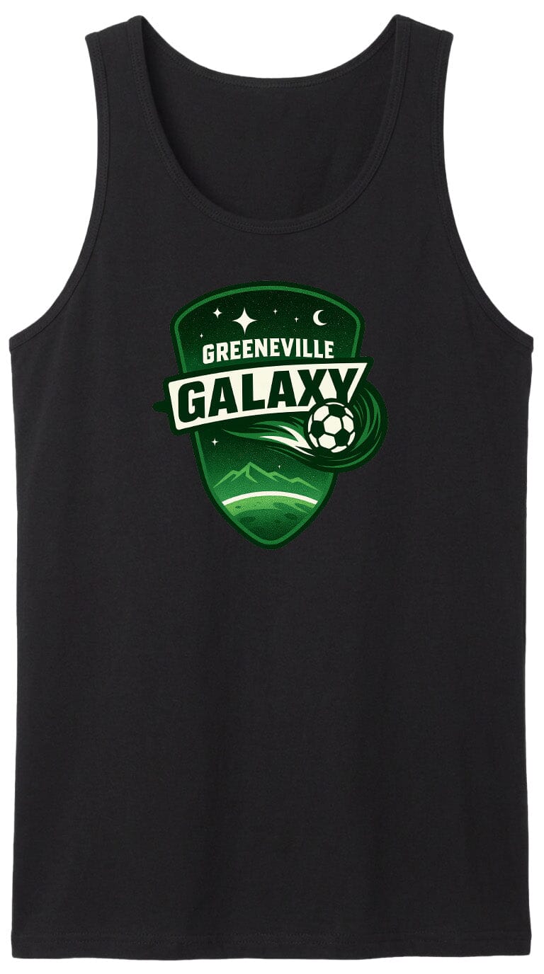Adult Greeneville Galaxy Crest Chest Logo T Shirt | Hoodie | Long Sleeve | Sweatshirt | Crew Neck | Tank Top Fiesta Doodle waterproof vinyl sticker. dishwasher safe outdoor sticker.