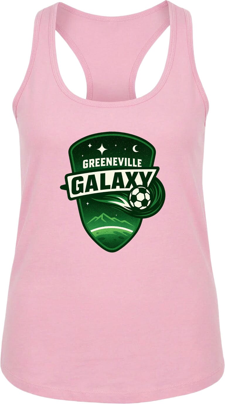 Adult Greeneville Galaxy Crest Chest Logo T Shirt | Hoodie | Long Sleeve | Sweatshirt | Crew Neck | Tank Top Fiesta Doodle waterproof vinyl sticker. dishwasher safe outdoor sticker.