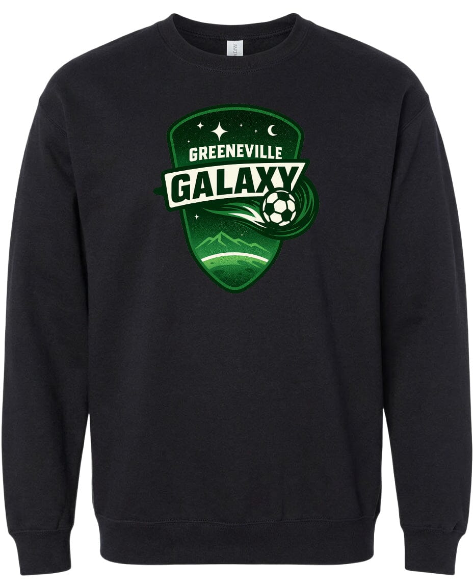 Adult Greeneville Galaxy Crest Chest Logo T Shirt | Hoodie | Long Sleeve | Sweatshirt | Crew Neck | Tank Top Fiesta Doodle waterproof vinyl sticker. dishwasher safe outdoor sticker.