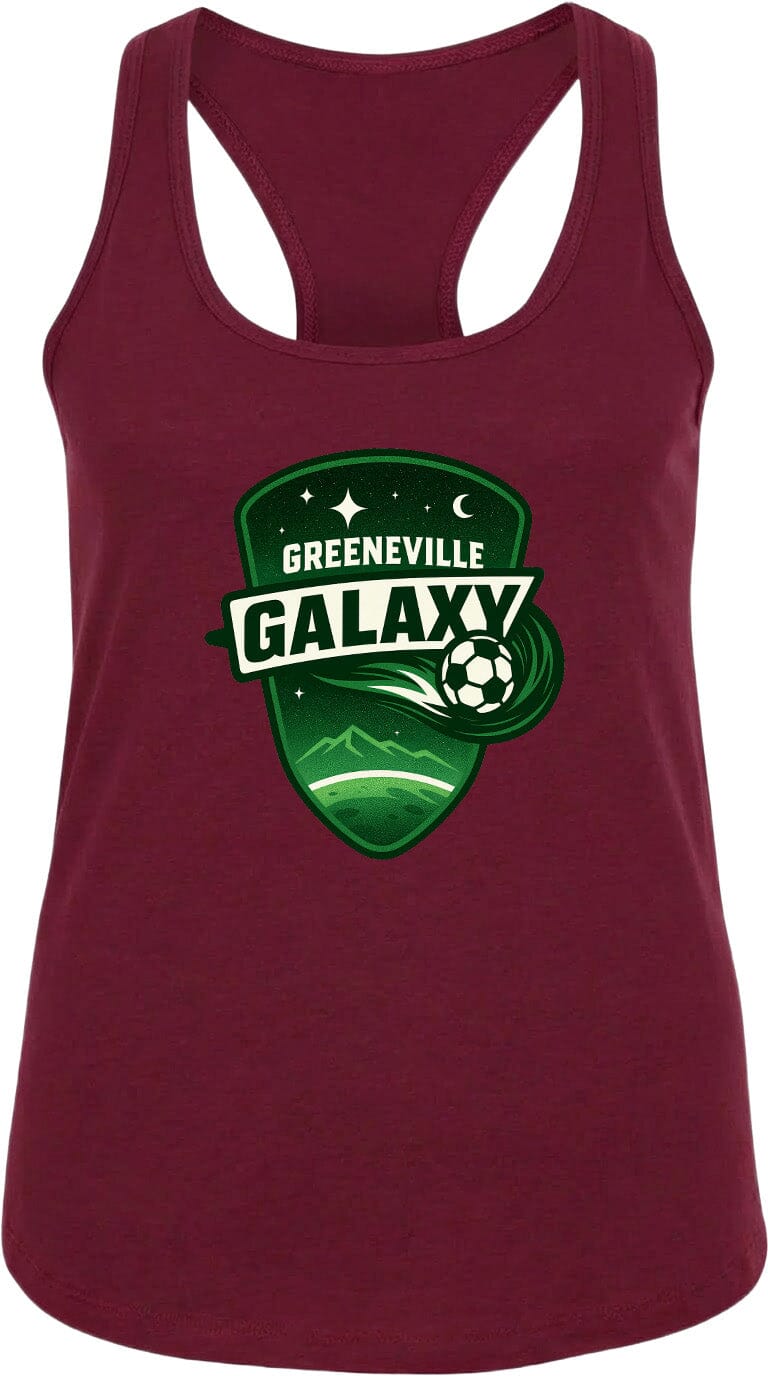 Adult Greeneville Galaxy Crest Chest Logo T Shirt | Hoodie | Long Sleeve | Sweatshirt | Crew Neck | Tank Top Fiesta Doodle waterproof vinyl sticker. dishwasher safe outdoor sticker.
