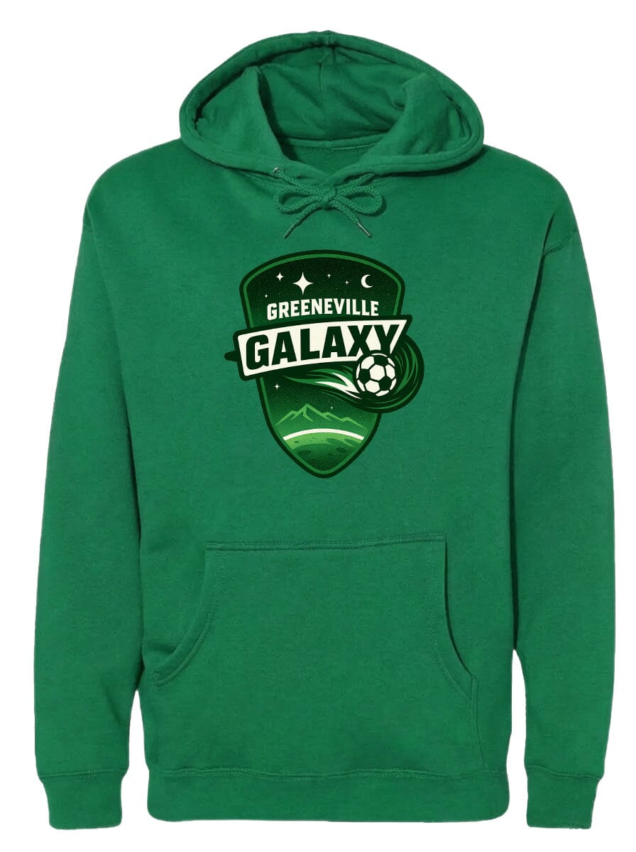 Adult Greeneville Galaxy Crest Chest Logo T Shirt | Hoodie | Long Sleeve | Sweatshirt | Crew Neck | Tank Top Fiesta Doodle waterproof vinyl sticker. dishwasher safe outdoor sticker.