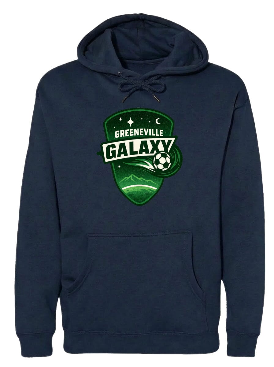 Adult Greeneville Galaxy Crest Chest Logo T Shirt | Hoodie | Long Sleeve | Sweatshirt | Crew Neck | Tank Top Fiesta Doodle waterproof vinyl sticker. dishwasher safe outdoor sticker.