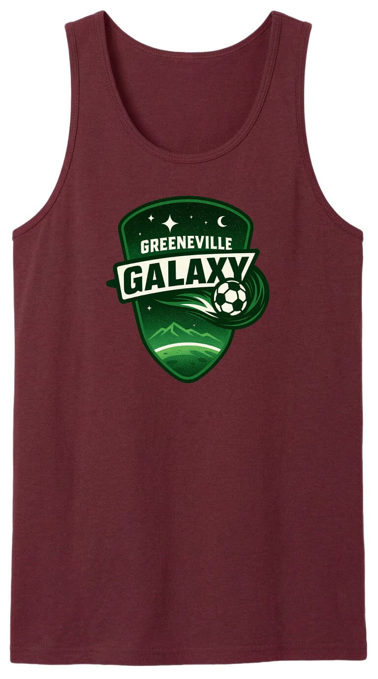 Adult Greeneville Galaxy Crest Chest Logo T Shirt | Hoodie | Long Sleeve | Sweatshirt | Crew Neck | Tank Top Fiesta Doodle waterproof vinyl sticker. dishwasher safe outdoor sticker.