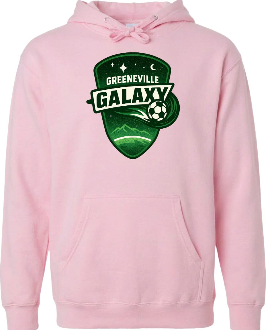 Adult Greeneville Galaxy Crest Chest Logo T Shirt | Hoodie | Long Sleeve | Sweatshirt | Crew Neck | Tank Top Fiesta Doodle waterproof vinyl sticker. dishwasher safe outdoor sticker.