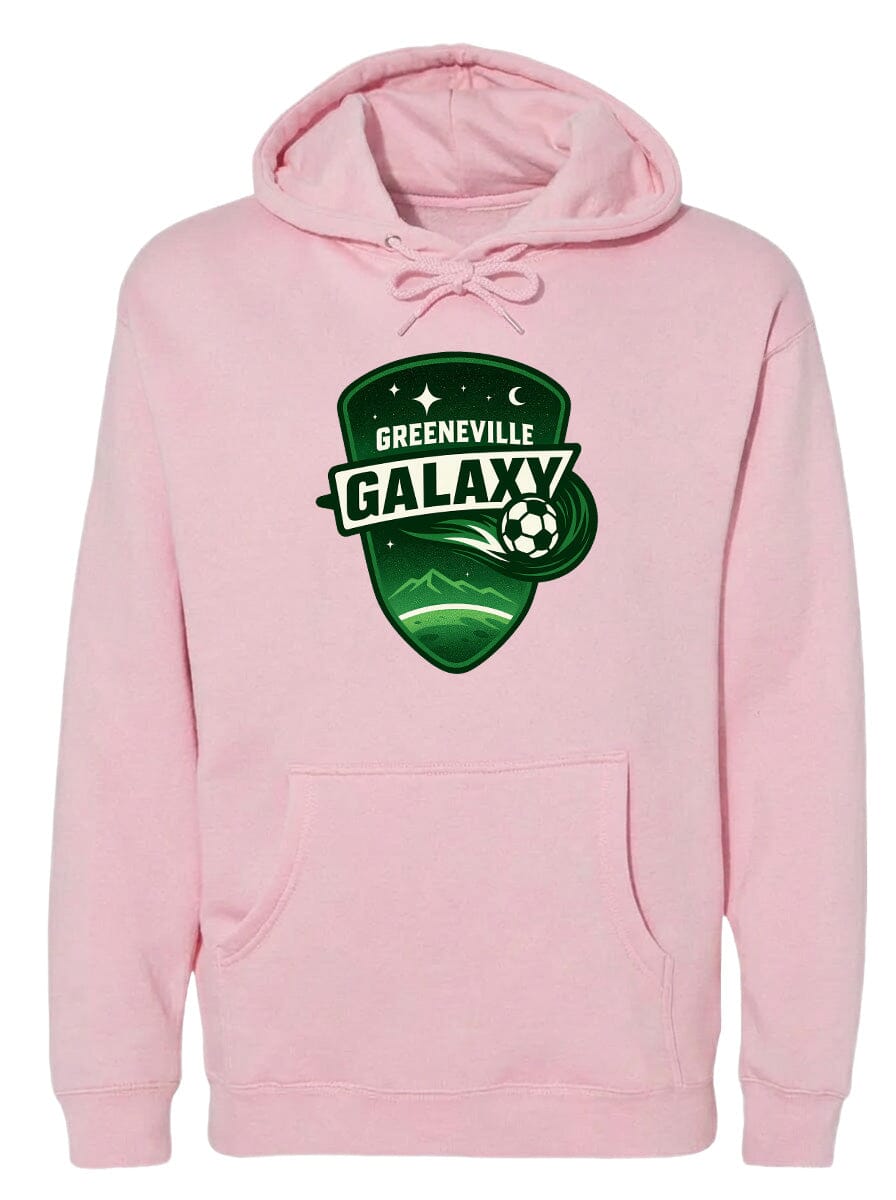 Adult Greeneville Galaxy Crest Chest Logo T Shirt | Hoodie | Long Sleeve | Sweatshirt | Crew Neck | Tank Top Fiesta Doodle waterproof vinyl sticker. dishwasher safe outdoor sticker.