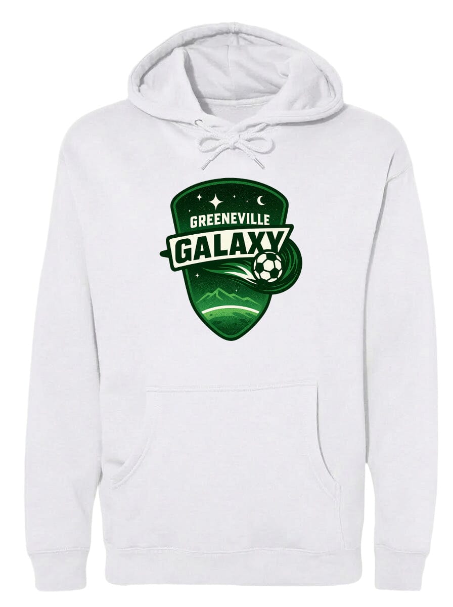 Adult Greeneville Galaxy Crest Chest Logo T Shirt | Hoodie | Long Sleeve | Sweatshirt | Crew Neck | Tank Top Fiesta Doodle waterproof vinyl sticker. dishwasher safe outdoor sticker.
