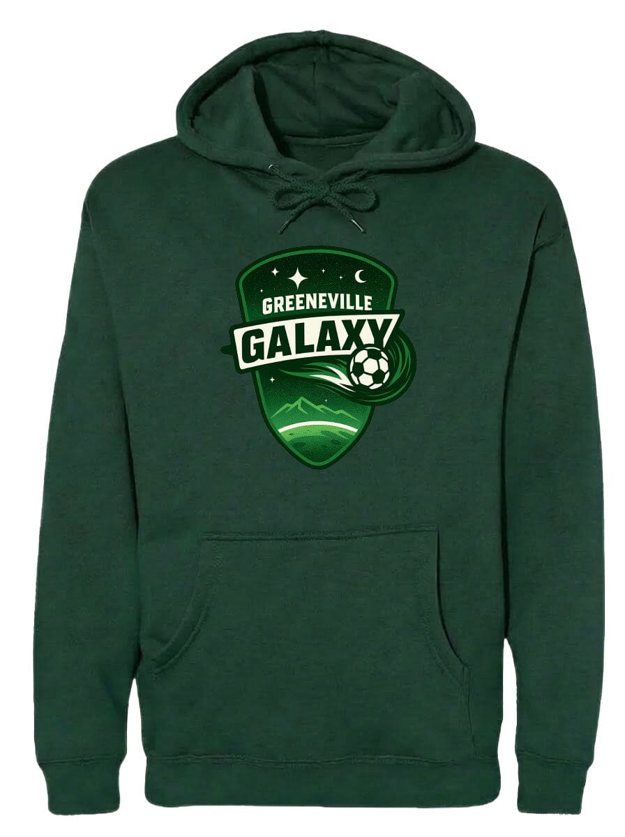 Adult Greeneville Galaxy Crest Chest Logo T Shirt | Hoodie | Long Sleeve | Sweatshirt | Crew Neck | Tank Top Fiesta Doodle waterproof vinyl sticker. dishwasher safe outdoor sticker.