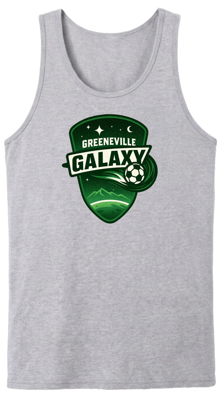 Adult Greeneville Galaxy Crest Chest Logo T Shirt | Hoodie | Long Sleeve | Sweatshirt | Crew Neck | Tank Top Fiesta Doodle waterproof vinyl sticker. dishwasher safe outdoor sticker.