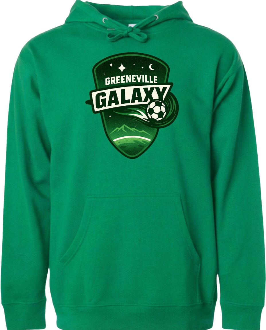 Adult Greeneville Galaxy Crest Chest Logo T Shirt | Hoodie | Long Sleeve | Sweatshirt | Crew Neck | Tank Top Fiesta Doodle waterproof vinyl sticker. dishwasher safe outdoor sticker.