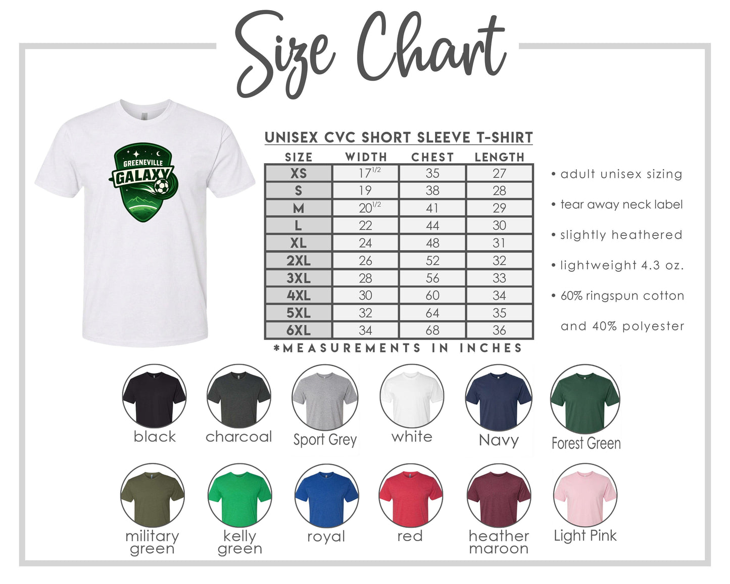 Adult Greeneville Galaxy Crest Chest Logo T Shirt | Hoodie | Long Sleeve | Sweatshirt | Crew Neck | Tank Top Fiesta Doodle waterproof vinyl sticker. dishwasher safe outdoor sticker.