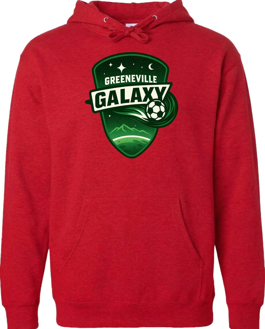 Adult Greeneville Galaxy Crest Chest Logo T Shirt | Hoodie | Long Sleeve | Sweatshirt | Crew Neck | Tank Top Fiesta Doodle waterproof vinyl sticker. dishwasher safe outdoor sticker.