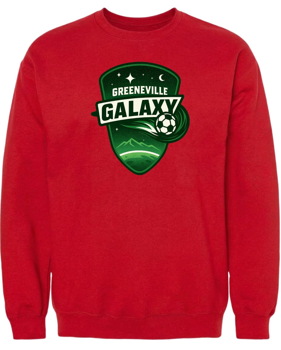 Adult Greeneville Galaxy Crest Chest Logo T Shirt | Hoodie | Long Sleeve | Sweatshirt | Crew Neck | Tank Top Fiesta Doodle waterproof vinyl sticker. dishwasher safe outdoor sticker.