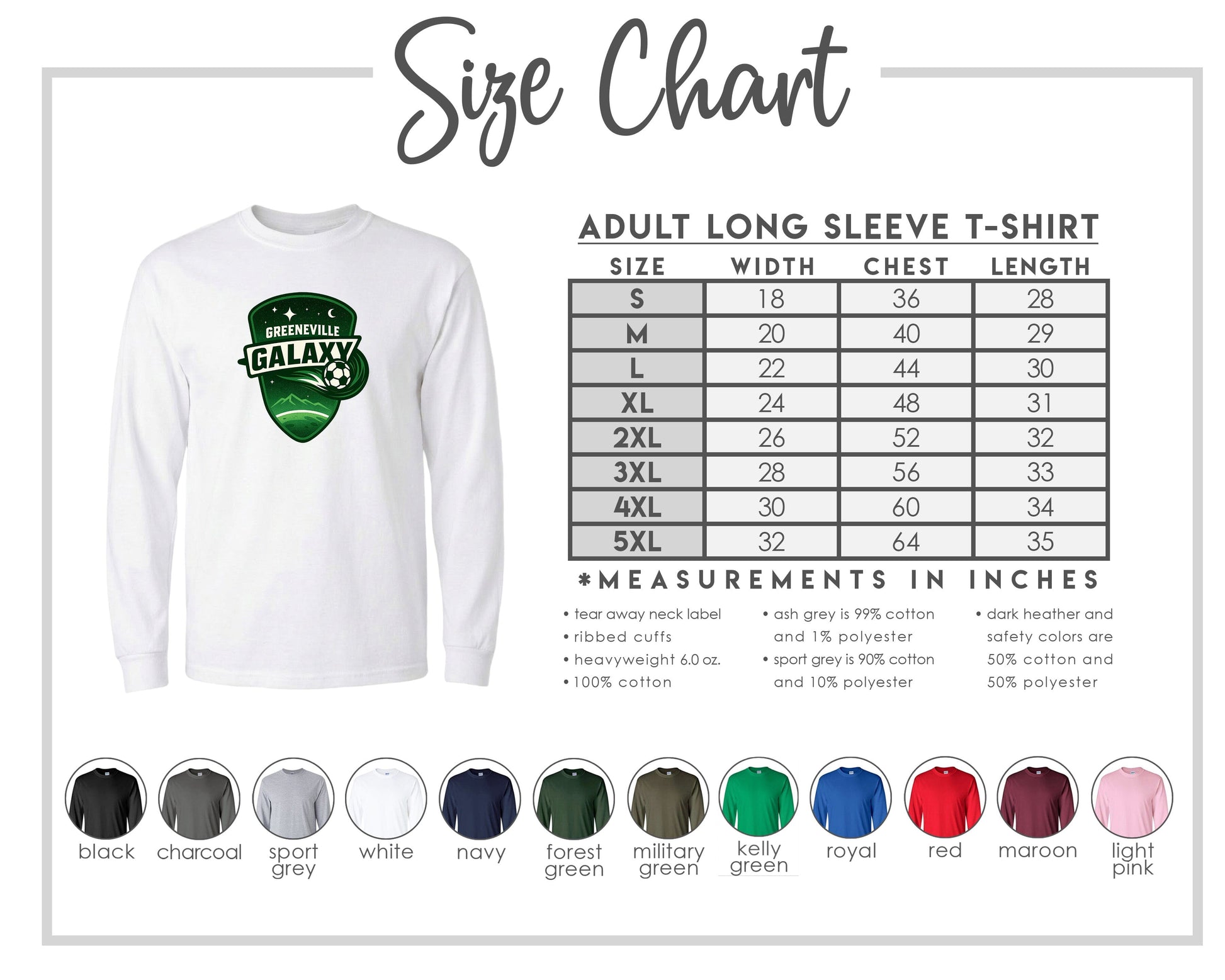 Adult Greeneville Galaxy Crest Chest Logo T Shirt | Hoodie | Long Sleeve | Sweatshirt | Crew Neck | Tank Top Fiesta Doodle waterproof vinyl sticker. dishwasher safe outdoor sticker.