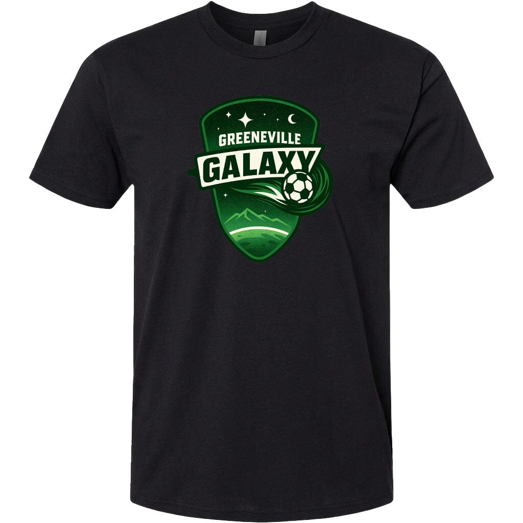 Adult Greeneville Galaxy Crest Chest Logo T Shirt | Hoodie | Long Sleeve | Sweatshirt | Crew Neck | Tank Top Fiesta Doodle T Shirt XS Black waterproof vinyl sticker. dishwasher safe outdoor sticker.