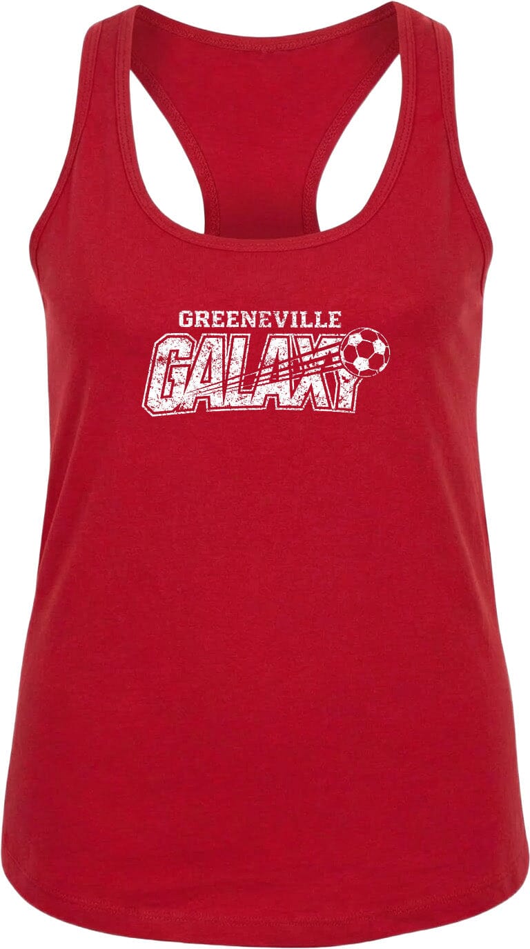 ADULT Greeneville Galaxy Distressed Chest Logo T Shirt | Hoodie | Long Sleeve | Sweatshirt | Crew Neck | Tank Top Fiesta Doodle waterproof vinyl sticker. dishwasher safe outdoor sticker.